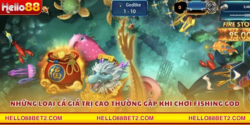 Bắn cá Fishing God Hello88 - Đấu trường cá vàng cực hấp dẫn - Hello88 - FIVEX.LIVE