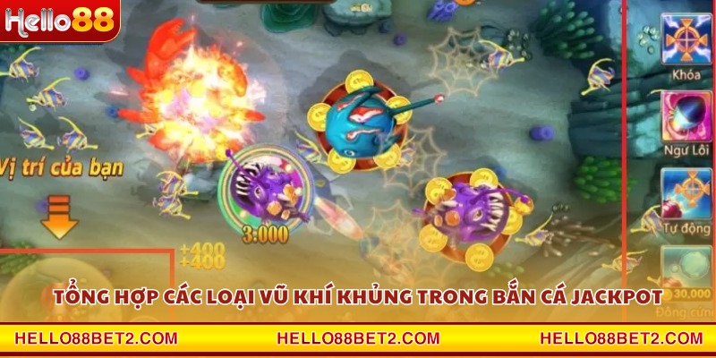 Bắn cá jackpot Hello88 - Săn kho báu đại dương cực đỉnh - FIVEX.LIVE