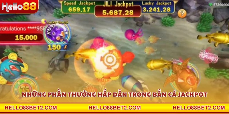 Bắn cá jackpot Hello88 - Săn kho báu đại dương cực đỉnh - FIVEX.LIVE