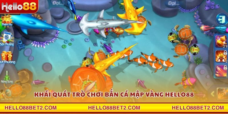 Bắn cá Mập Vàng Hello88 - Thế giới đại dương đầy phần thưởng - FIVEX.LIVE