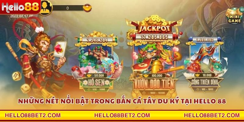 Bắn cá Tây Du Ký Hello88 - Hành trình săn thưởng huyền thoại - FIVEX.LIVE