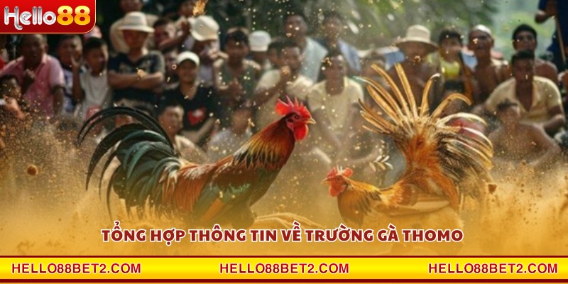 Đá gà trường Thomo Hello88 - Cảm giác chân thực từng pha đấu - Hello88 - FIVEX.LIVE