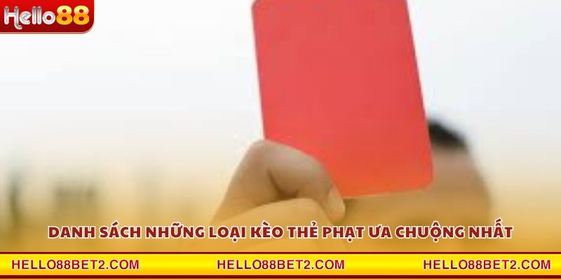 Kèo thẻ phạt Hello88 – Lựa chọn mới cho dân đam mê - FIVEX.LIVE