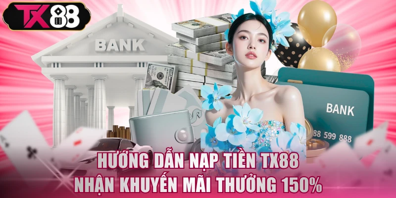 Hướng Dẫn Nạp Tiền TX88 Nhận Khuyến Mãi Thưởng Đến 150% - FIVEX.LIVE