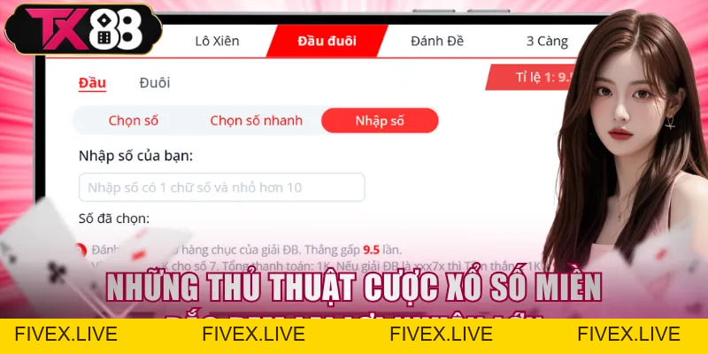 XSMB 3 Miền TX88 - Loại Hình Giải Trí Số Truyền Thống - FIVEX.LIVE